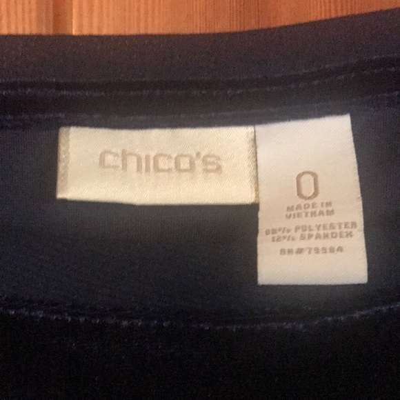 Chico’s Velvet Top with Brocade Pattern, Small - Picture 6 of 7